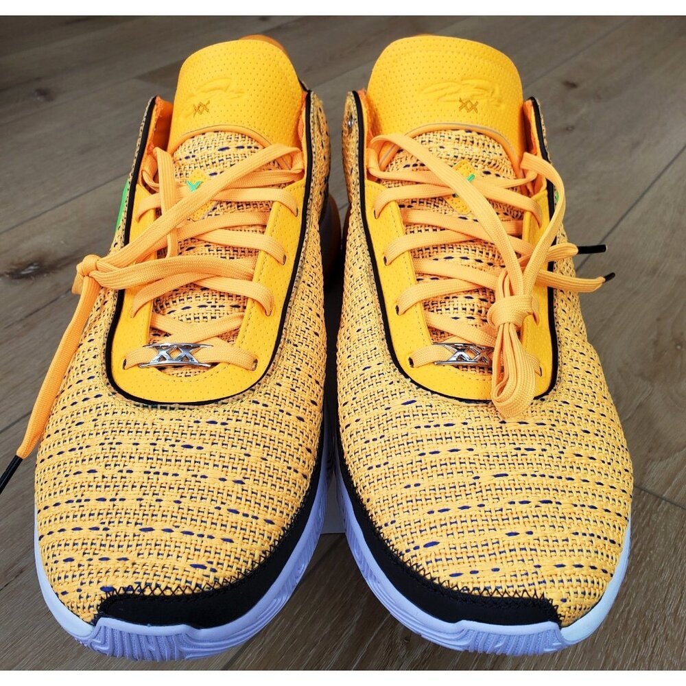Size 17 Nike LeBron James 20 XX Laser Orange Racer Blue Mens Sneakers DJ5423-801 - Picture 3 of 10